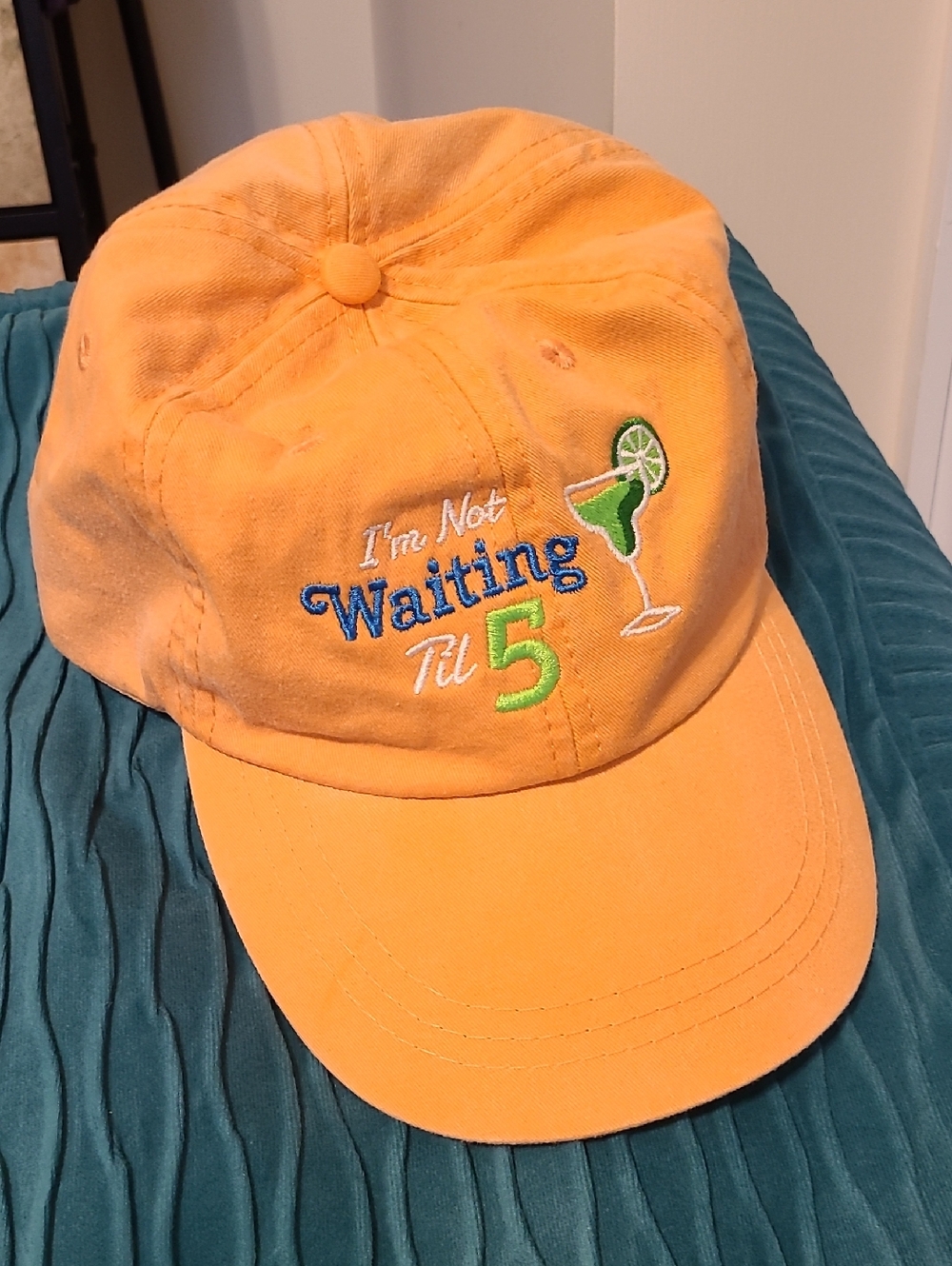 Adams I'm Not Waiting Til 5 Adjustable Baseball Hat NWOT